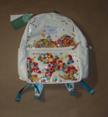 STATE BAGS Metallic Kane Kids Rainbow Sequins NWT Backpack School F2364213552