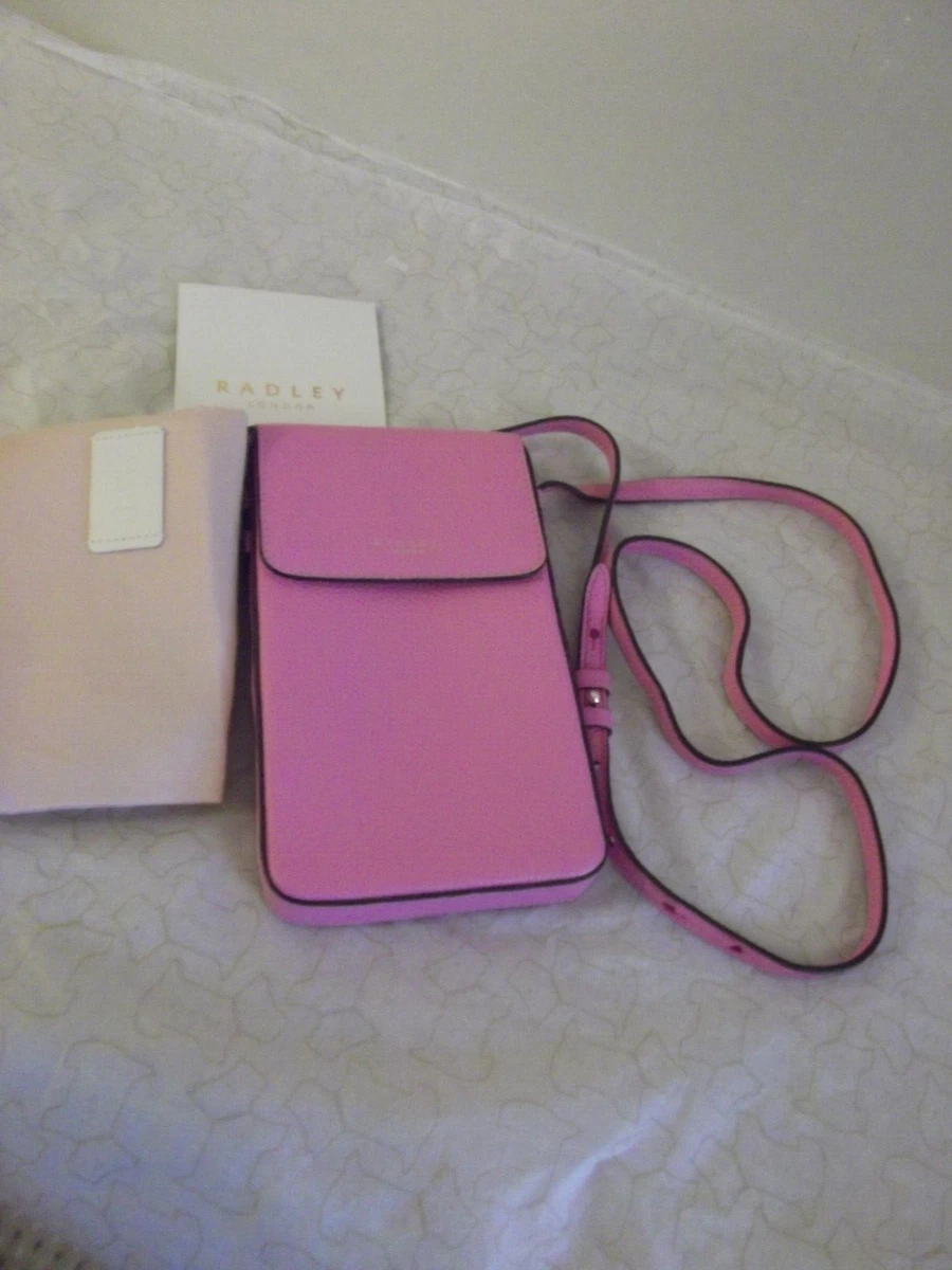 Radley Mercer Street Wild Rose Leather Phone Crossbody Bag Purse BNWT LADY GIFT