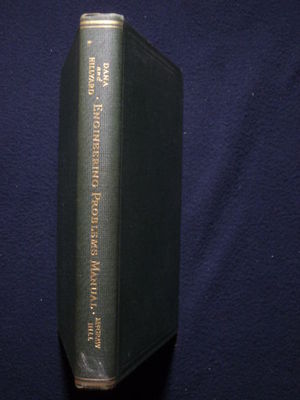Engineering Problems Manual [Hardcover] by Forest C. Dana and Hillyard 1947