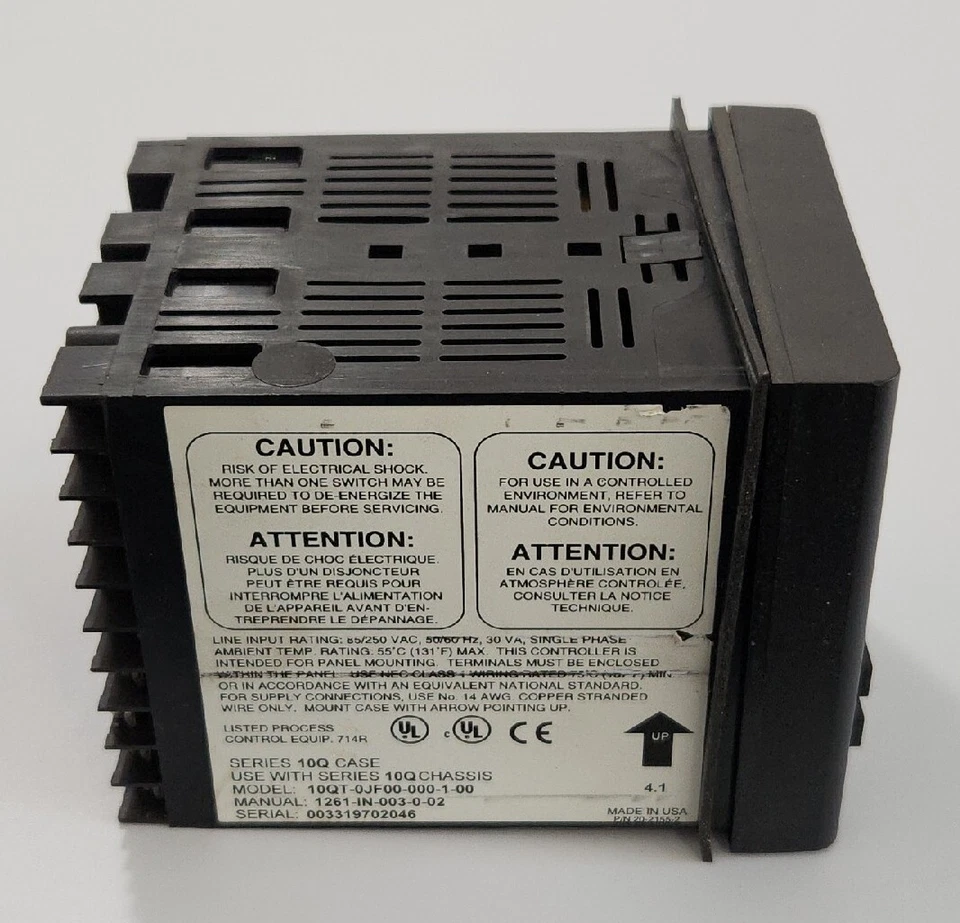 *PREOWNED* Barber Colman 10QT-0JF00-000-1-00 Series 10 Controller + Warranty! - Image 4 of 4