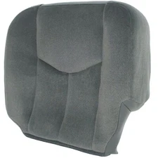 Automotive Driver Side Bottom Cloth Gray for 2003-2007 GMC Sierra Seat Cover