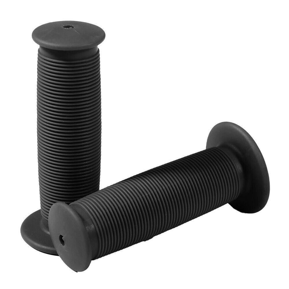 Pair Bike Scooter Grip Bicycle Anti-Slip Soft Rubber Handlebar Grip Black