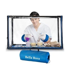 Still Air Box Mycology (Sturdy) Mushroom Grow Box Alt to Laminar Flow Hood Fu...