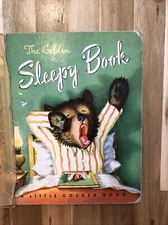 THE GOLDEN SLEEPY BOOK ~ A Little Golden Book - c1948    ED.  “A”