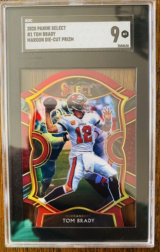 2020 Tom Brady [Maroon Prizm Die Cut] #1