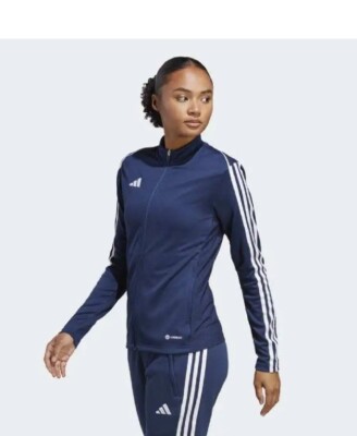 Adidas Women's Tiro 23 League Training Jacket Navy Blue Sku HS3511