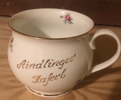 Bavaria Edition Coffee Cup- Aindlinger Haferl- Floral pattern