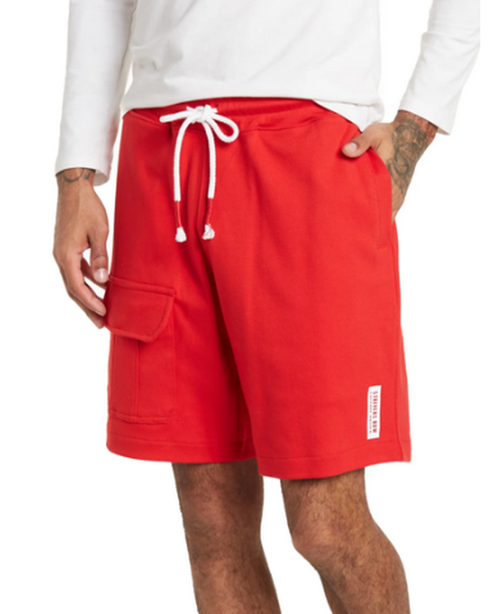 FILA Pantaloncini con coulisse STRIVERS ROW Currents SALSA S nuovi con etichette $110