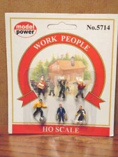 MODEL POWER WORK PEOPLE HO SCALE FIGURES