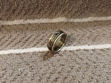 MONTANA State 90 Silver Washington Quarters coin ring 7 2007