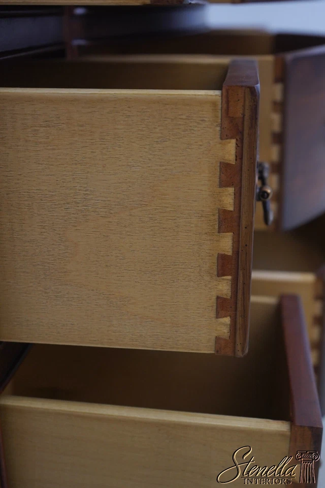 L68885: Consola de servidor superior de mármol con 12 cajones CENTURY Cherry Foto 4 de 4