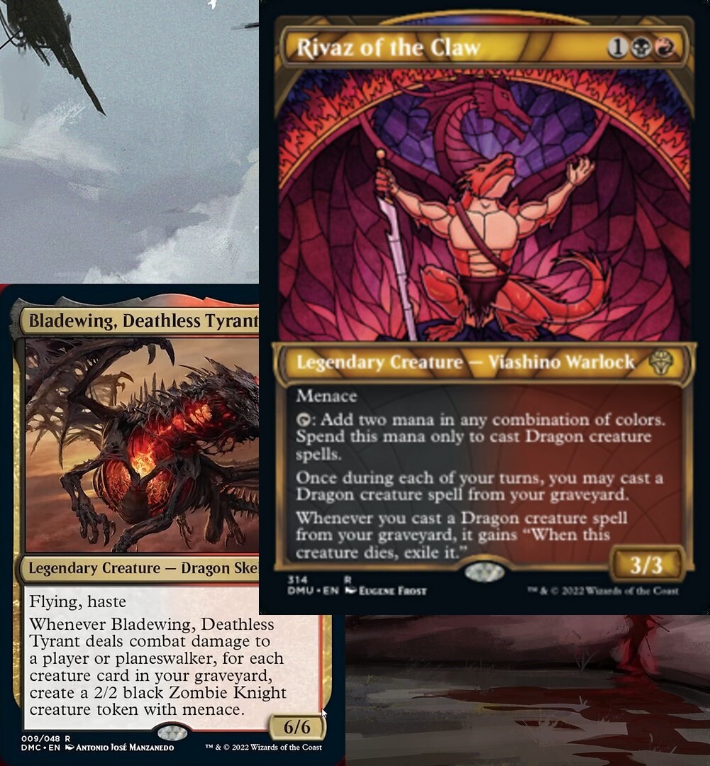 Rivaz of the Claw DRAGONS Commander Deck Showcase Magic MTG Rakdos