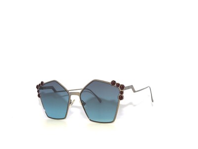 FENDI FF0261/S  RUTHENIUM/BLUE GRADIENT SUNGLASSES Fendi FF0261/S 6LBJF Ruthenium Sunglasses – Online Sale UK main image 2