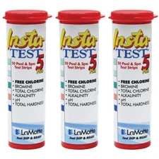 LaMotte Insta-Test 5 Plus Swimming Pool & Spa Test Strips (2977) 3 Pack 50 Strip