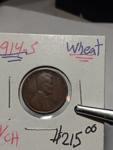 👉1914-S Lincoln Cent-- XF/AU Choice