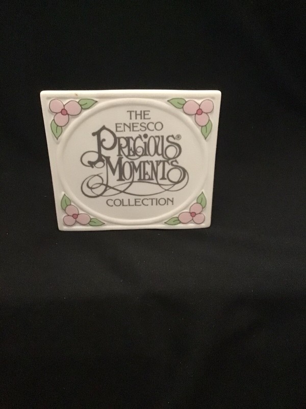 Precious Moments - Display Plaque- “ The Enesco Precious Moments Collection “