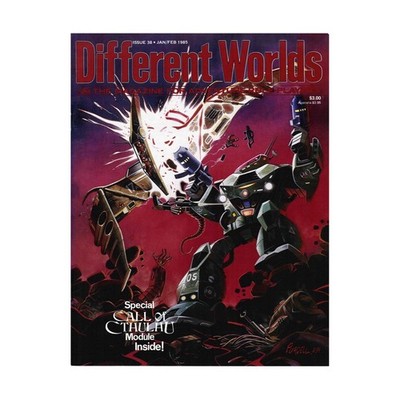 Chaosium Different Wo  #38 ''Traveller Variant - Genetic Engineering, Ca Mag VG+