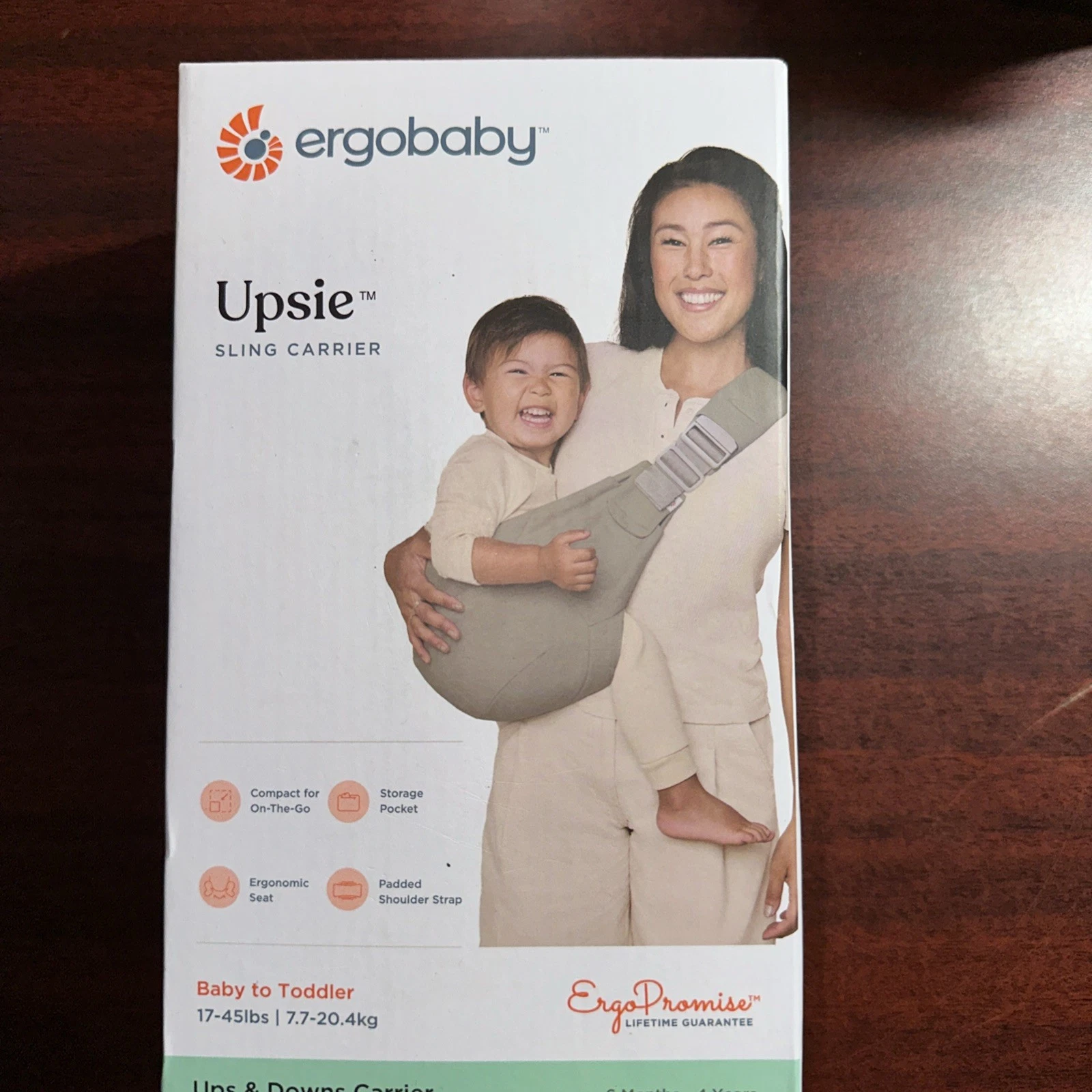 Baby Carrier Lightweight Adjustable Ergobaby Upsie Hip Sling Soft Olive Toddlers
Opens in a new wind