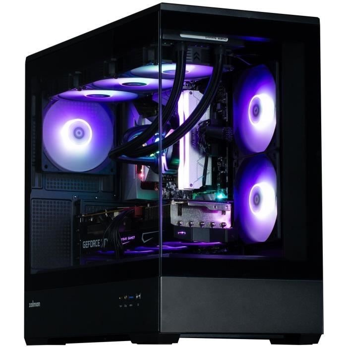 Boitier PC Moyen tour ZALMAN P30 Noir idéal pour épurer votre espace de travail et gaming