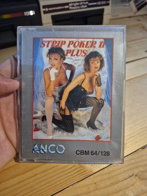 C64: STRIP POKER II PLUS ORIGINAL GAME X COMMODORE 64 tape ANCO