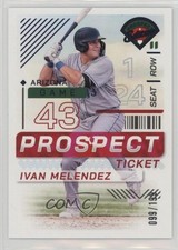 2024 Panini Prospect Edition Blue 99/199 Ivan Melendez #106 0o6v