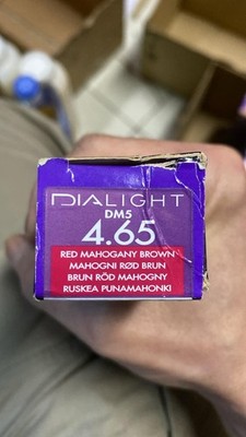 4.65 red mahogany brown loreal dia light coloration hair color 50ml