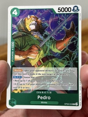 Pedro OP08-030 Two Legends One Piece TCG Foil NM