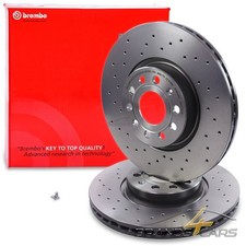 BREMBO 2x BREMSSCHEIBE Ø312 VORNE FÜR VW GOLF 5 6 7 8 PASSAT B6 B7 B8 TIGUAN