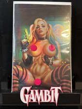 COOL COMICS GALLERY CVR-E HARELY QUINN RISQUE FOIL VIRGIN VAR LTD 10