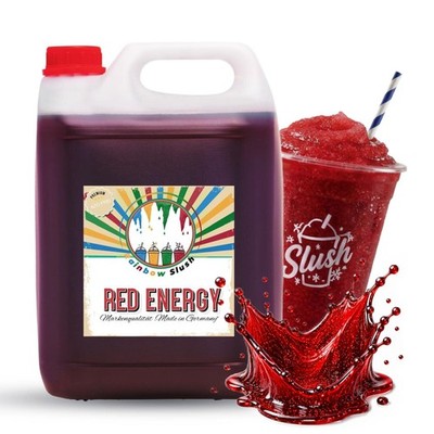 Rainbow Slush Sirup mit Red Energy Geschmack 5L 1:5 AZO & glyzerinfrei