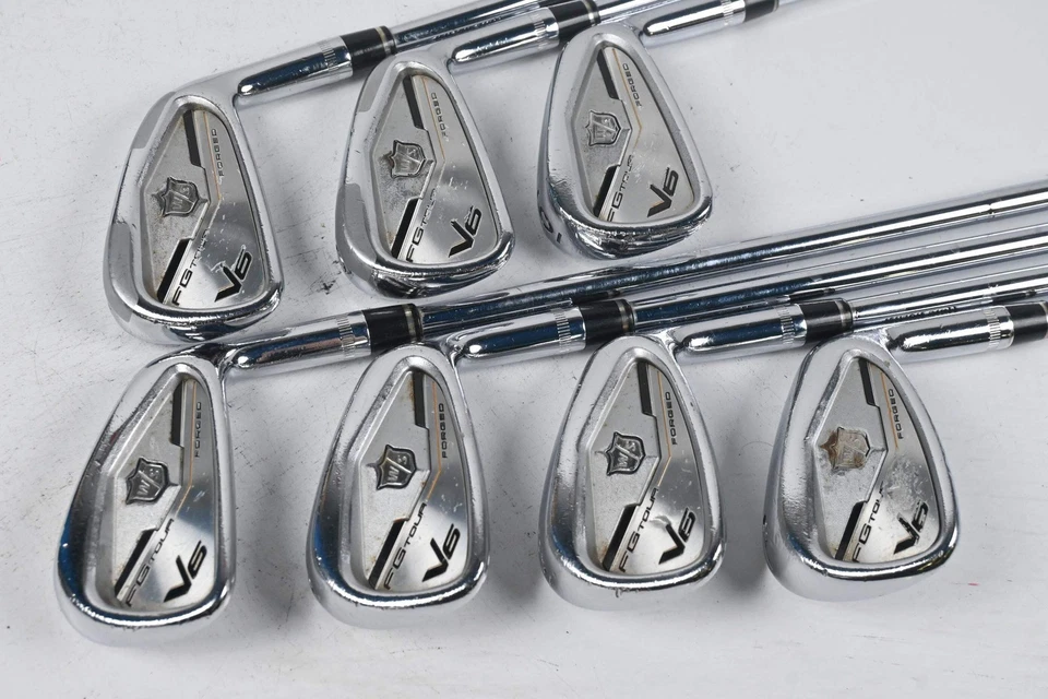 Wilson FG Tour V6 Irons / 4-PW / Stiff Flex Steel Shafts - Image 2 of 4