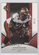 2006 Ultimate Collection Ultimate Rookies Gold 25/50 Davin Joseph #298 h3a
