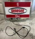 VINTAGE GENESSEE BEER ON TAP SIGN LIGHT ,G.B CO ROCHESTER NY GENESEE BEER SIGN