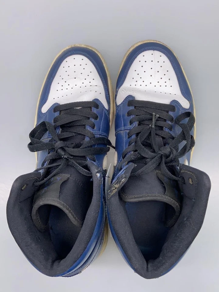 Nike Air Jordan 1 Mid Navy 554724 401 27,5 cm Nvy K7b89 Foto 3 de 4