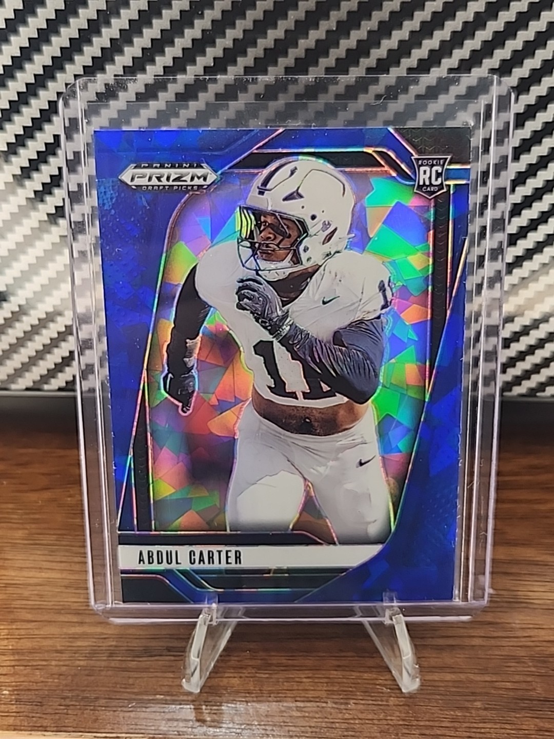 Abdul Carter 2025 Panini Prizm Draft Picks Rookie Blue Ice /149 #102