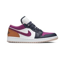 NEW Jordan 1 Low SE Mismatched Colors Purple Magenta Retro DJ4342-400 Sz 7 - 11