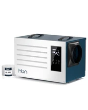 HBN 127 Pints Commercial Dehumidifier for Basement with Pump & Drain hose，Crawl