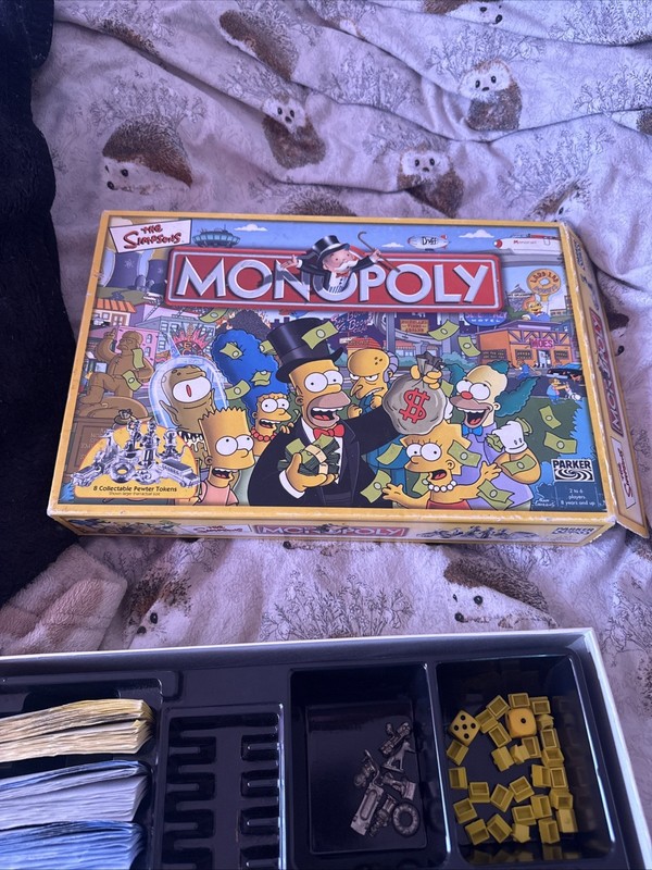 Parker The Simpsons Monopoly Family Board Game