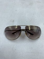 Christian Dior Silver Pattern Aviator Sunglasses
