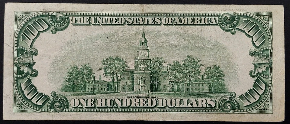 1934 D $100 Federal Reserve Note, Dallas! No pinholes! Fr# 2156 K. - Image 4 of 4