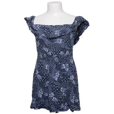 Hollister, Kleid, Größe: XS, Blau/Weiß/Mehrfarbig, Viskose, Damen #VFk