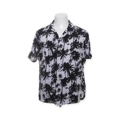 Redherring, Kurzarmhemd, Größe: XL, Schwarz/Weiß, Viskose, Blumen, Herren #9Cl