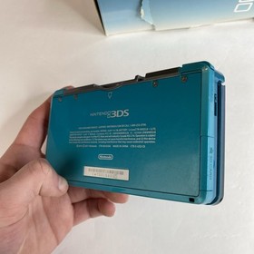 Nintendo 3DS System - Aqua Blue Region USA, Charger US Model Tested
