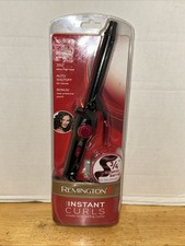 Remington 1 Instant Curls Ceramic Curling Iron 3/4" 30 Sec. Heat Up New.