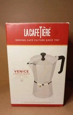 La cafe tiere Venice Espresso Maker 12 Cup 700 ml Large Aliminium Coffee machine