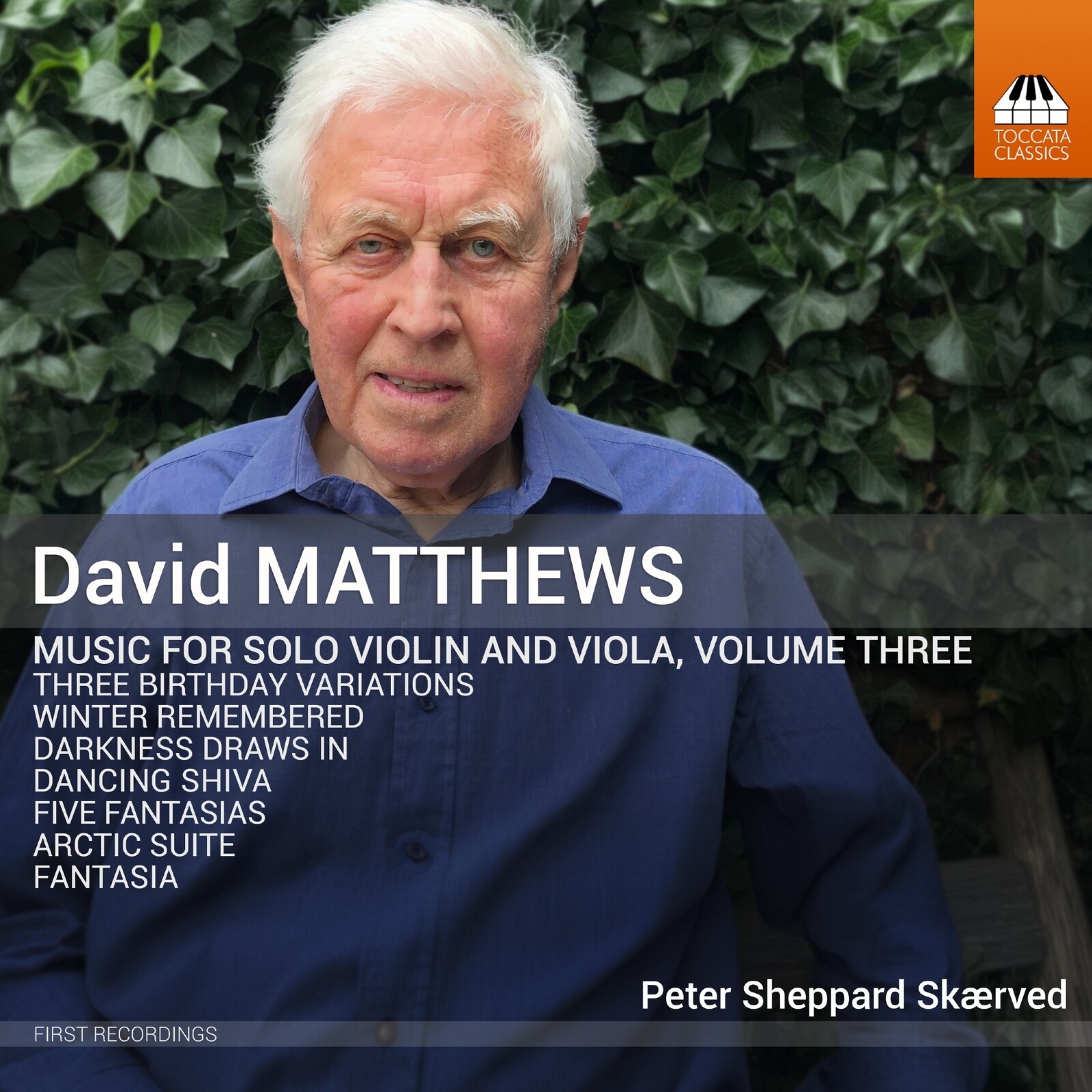 TOCC0779 Peter Sheppard Skaerved David Matthews: Music For Solo Violin and Viola