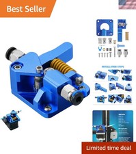 3D Printer Extruder for Ender 3 Dual Gear Filament Bowden Extruder, Aluminum