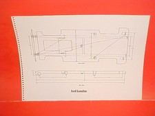 1962 Ford Econoline Van Pickup Station Bus Cargo Window Frame Dimension Chart