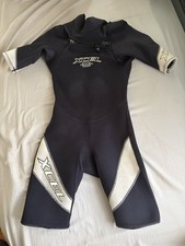 Xcel Solution 2.0 Men's Short Sleeve Short Leg Wetsuit Black/White, Youth L