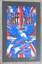 JEFF BECK IRIDIUM TOUR 2011 BIFFLE CONCERT POSTER SILKSCREEN ORIGINAL RED